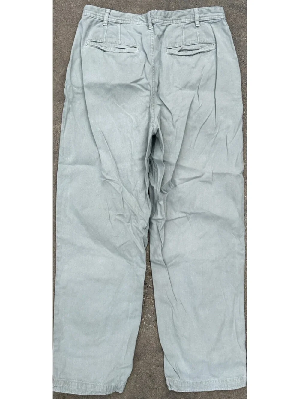Free People The Pacifica High Rise Slim Straight Leg Kelly Green Jeans Sz 12